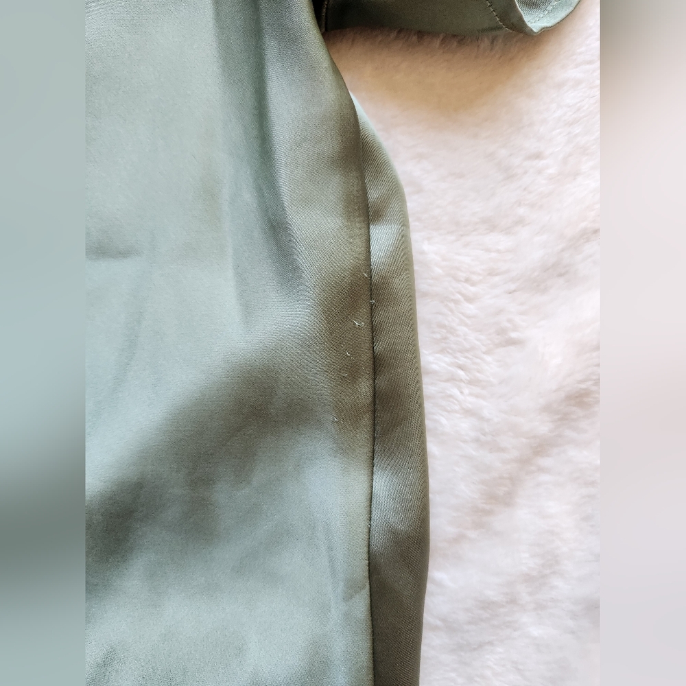 Pleione Green Short Sleeve Blouse - Picture 5 of 6